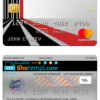 editable template, Lithuania (Litva) Citadele bank mastercard, fully editable template in PSD format