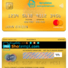 editable template, Lithuania Swedbank mastercard, fully editable template in PSD format
