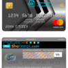 editable template, Malaysia AmBank Islamic bank mastercard, fully editable template in PSD format