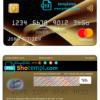 editable template, Malaysia Maybank mastercard gold, fully editable template in PSD format