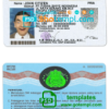 Indonesia driver license PSD template