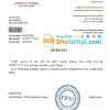 editable template, USA CFSB bank account reference letter template in Word and PDF format
