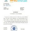 editable template, USA Movo bank account reference letter template in Word and PDF format