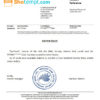editable template, USA SunTrust bank account reference letter template in Word and PDF format