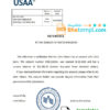 editable template, USA USAA bank account reference letter template in Word and PDF format
