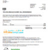 editable template, Austria Verbund Austrian Power Grid utility bill template in Word and PDF format