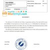 editable template, Romania UniCredit Bank bank account reference letter template in Word and PDF format