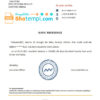 editable template, Senegal Attijariwafa bank reference letter template in Word and PDF format