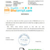 editable template, Senegal Banque Atlantique bank reference letter template in Word and PDF format