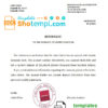 editable template, Serbia Societe Generale bank reference letter template in Word and PDF format