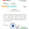 editable template, Singapore DBS bank reference letter template in Word and PDF format