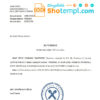 editable template, Slovakia Raiffeisen bank reference letter template in Word and PDF format