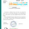 editable template, Slovenia Abanka bank reference letter template in Word and PDF format