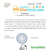 editable template, Slovenia Intesa Sanpaolo bank reference letter template in Word and PDF format