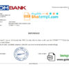 editable template, Somalia Sombank bank reference letter template in Word and PDF format