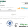editable template, Sri Lanka Amana Bank bank reference letter template in Word and PDF format