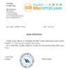 editable template, Switzerland Credit Suisse bank reference letter template in Word and PDF format