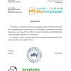 editable template, USA Ally bank account reference letter template in Word and PDF format