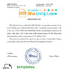 editable template, USA 5Point bank account reference letter template in Word and PDF format