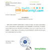editable template, USA Radius bank account reference letter template in Word and PDF format