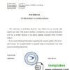 editable template, USA Capital One bank account reference letter template in Word and PDF format