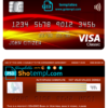 editable template, USA BB&T Corp. bank visa classic card fully editable template in PSD format