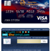 editable template, USA BMO Bank of Montreal bank visa classic card fully editable template in PSD format