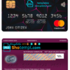 editable template, USA California Varo bank mastercard fully editable template in PSD format