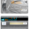 editable template, USA Carrington Mortgage Services bank visa classic card fully editable template in PSD format
