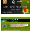 editable template, USA Citizens bank mastercard fully editable template in PSD format