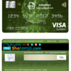 editable template, USA Commerce bank visa classic card fully editable template in PSD format