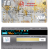 editable template, USA Discover bank visa classic card fully editable template in PSD format