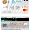 editable template, USA First Bank of Wiki mastercard fully editable template in PSD format
