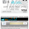 editable template, USA First Bank of Wiki visa classic card fully editable template in PSD format