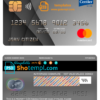 editable template, USA Indiana Centier bank mastercard fully editable template in PSD format
