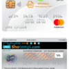 editable template, USA Massachusetts Radius bank mastercard fully editable template in PSD format