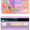 editable template, USA Missouri Together Credit Union bank visa electron card fully editable template in PSD format