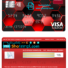 editable template, USA North Carolina BB&T Corp. bank visa signature card fully editable template in PSD format
