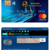 editable template, USA PNC bank mastercard fully editable template in PSD format