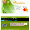 editable template, USA Regions bank mastercard fully editable template in PSD format