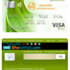 editable template, USA Regions bank visa electron card fully editable template in PSD format