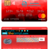 editable template, USA Texas 5Point Credit Union bank mastercard, fully editable template in PSD format