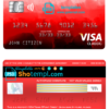 editable template, USA Texas 5Point Credit Union bank visa classic card, fully editable template in PSD format