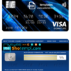 editable template, USA USAA bank visa signature card, fully editable template in PSD format
