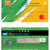 editable template, USA Waste Management bank mastercard, fully editable template in PSD format