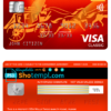 editable template, USA Wells Fargo bank visa classic card, fully editable template in PSD format