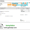 editable template, Bulgary UEB ART EOOD Company invoice template in Word and PDF format, fully editable