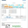 editable template, Ireland Ultratech Pvt Ltd invoice template in Word and PDF format, fully editable