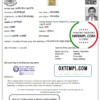 editable template, India Government of Punjab Residence Certificate template in Word and PDF format