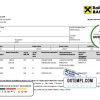 editable template, Romania Raiffeisen bank statement template in Excel and PDF format